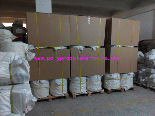 100% Virgin Polypropylene Fillers , High Strength Split Yarn White Color