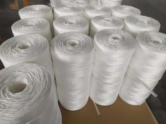 Black UV Resistance Fibrillated Polypropylene Twine , 4mm-8mm Hay Baler Twine Rope