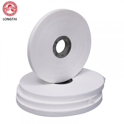 Lightweight Non Woven Cable Wrapping Tape PET 80um White Green Color