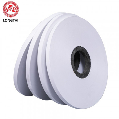 Lightweight Non Woven Cable Wrapping Tape PET 80um White Green Color