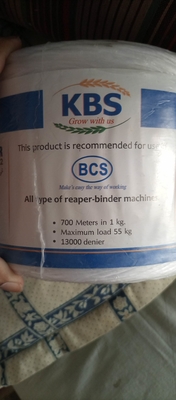 High strength Fibrillated Polypropylene Reaper Binder baling Twine in 2- 2.5 kg bobbins