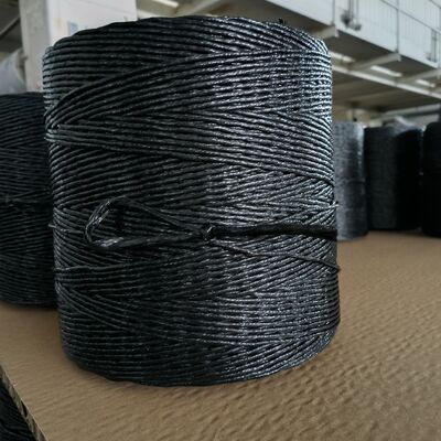 UV Resistant 1.8kg roll 1g/m black pp twine 