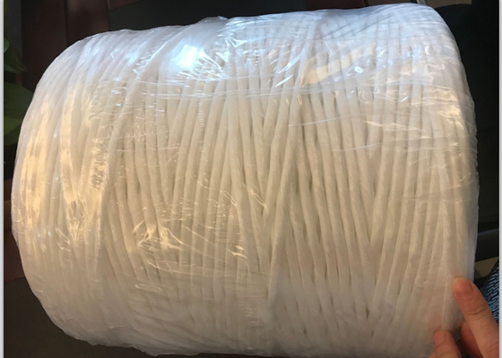 Black UV Resistance Fibrillated Polypropylene Twine , 4mm-8mm Hay Baler Twine Rope