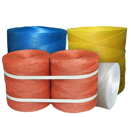 Fibrillated And UV Added Polypropylene Big Square Hay Baler Twine T110 For Agricultural Industry