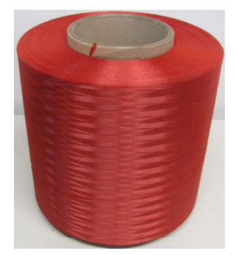 Ripcord Polyester Twist 3000D Red FDY 100% High Tenacity Binder Yarn For Optical Fiber Cable