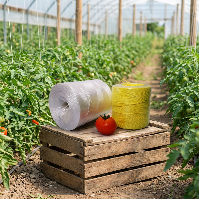 High Tenacity Cucumber Trellis PP Twine Virgin Material