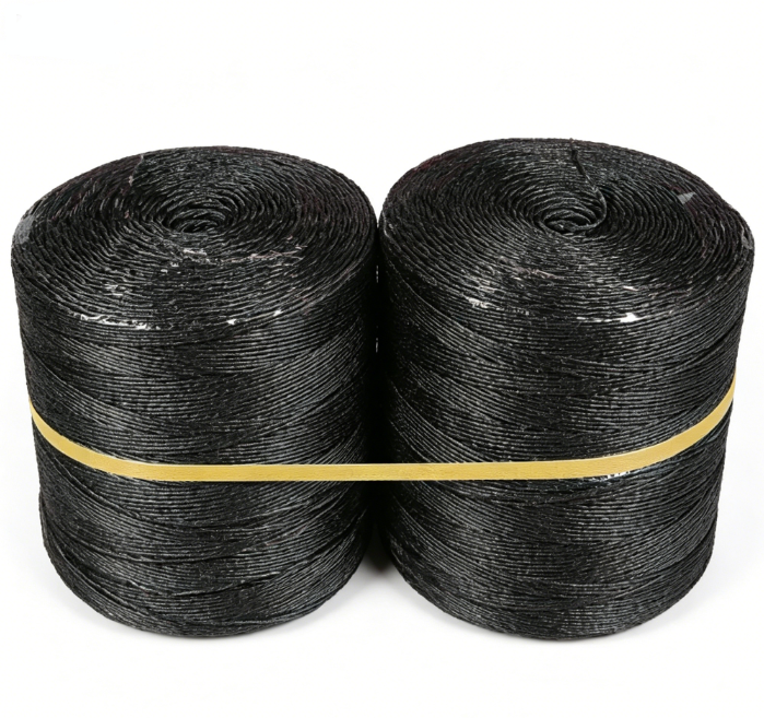 UV Resistant 1.8kg roll 1g/m black pp twine 