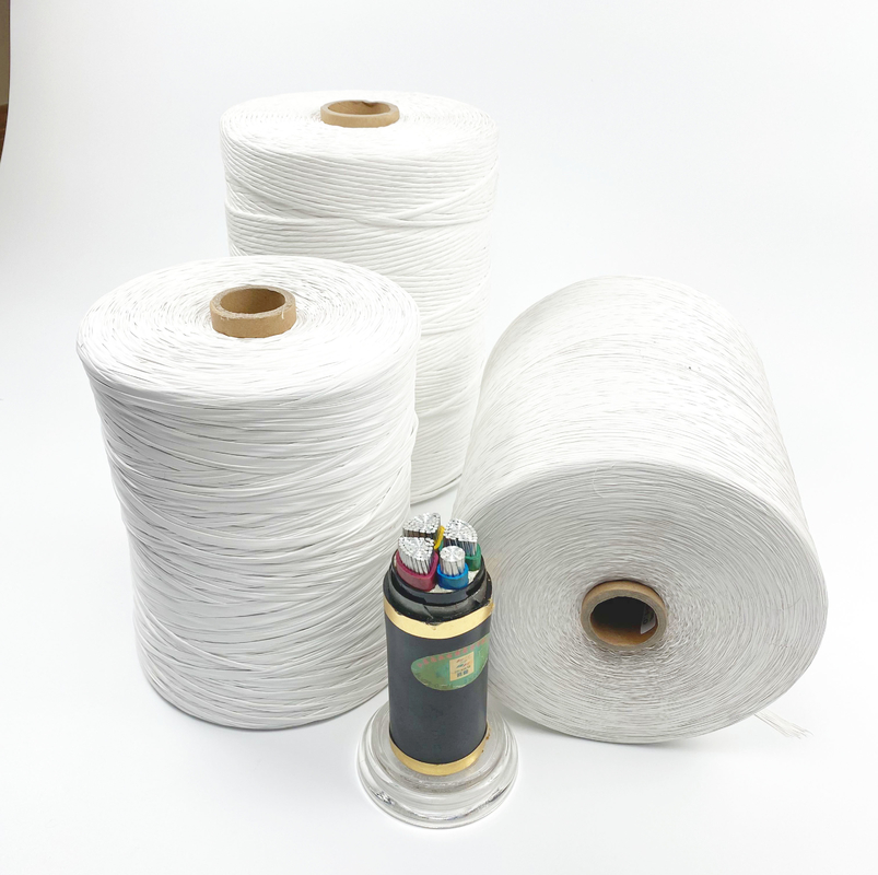 Grade AA White Color Dia 2mm 3mm 4mm Polypropylene Filler For Low Voltage Cable